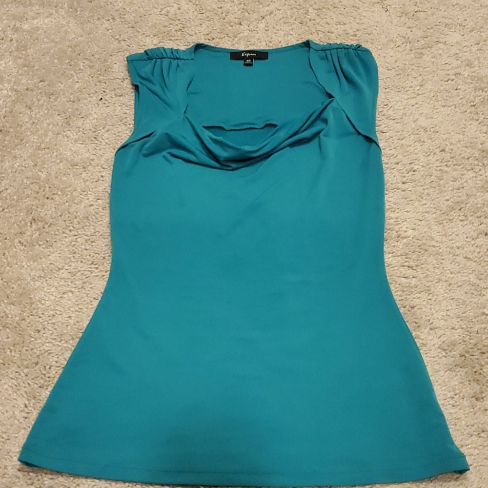Express tank top teal